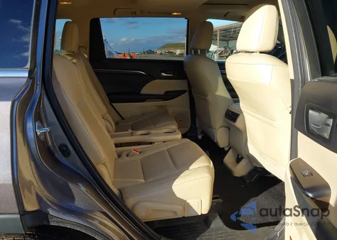 2015 Toyota Highlander Limited V6 from USA, damaged, VIN 5TDDKRFH8FS090632